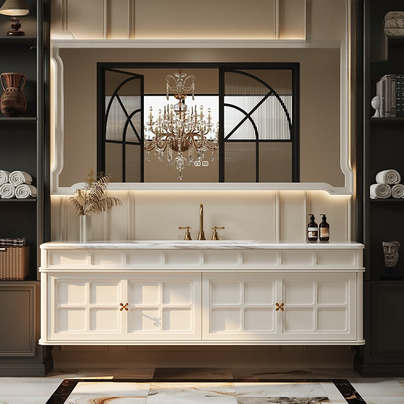 Luxury Skincare Display - زخارف خزانة الحمام الفرنسية الرجعية عرض