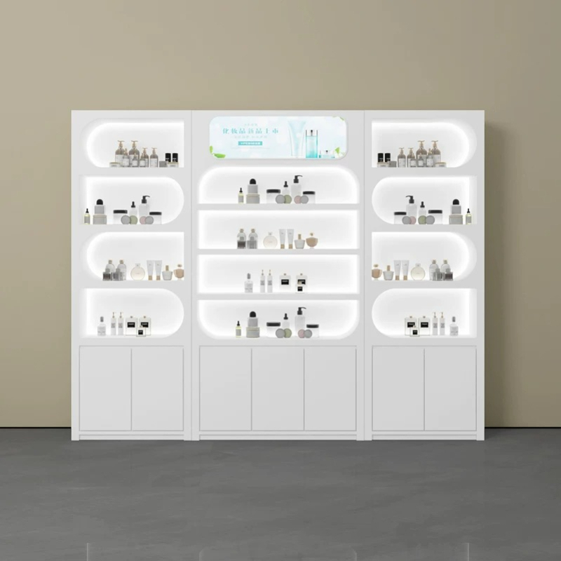 Luxury Skincare Display - خزانة عرض لصالون التجميل بتصميم شمالي