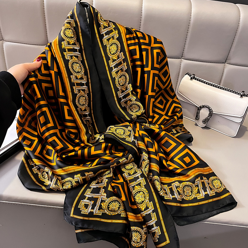 وشاح حرير للنساء ، شال كبير ،  - مراجعة Luxury Skincare Headband وسعره