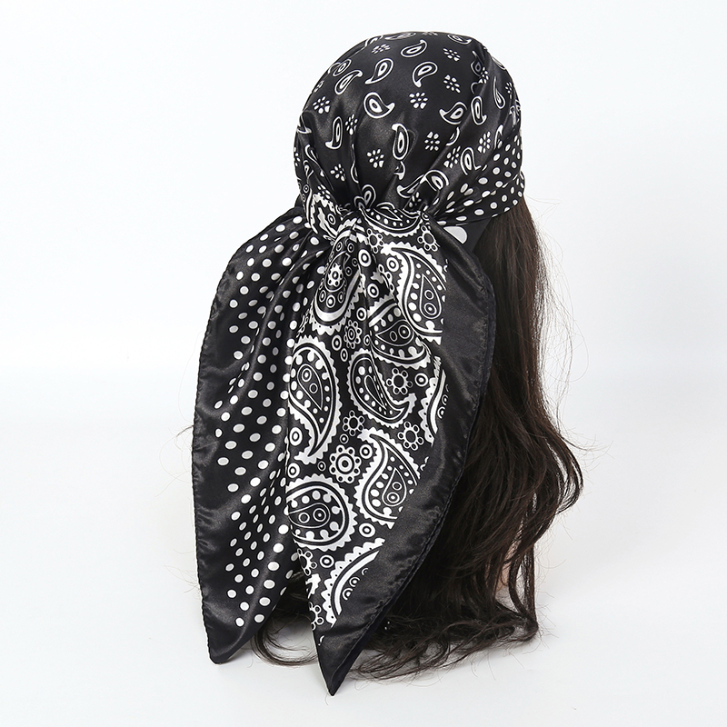 مناديل الشعر وشاح حريري 90*90  - مراجعة Luxury Skincare Headband وسعره