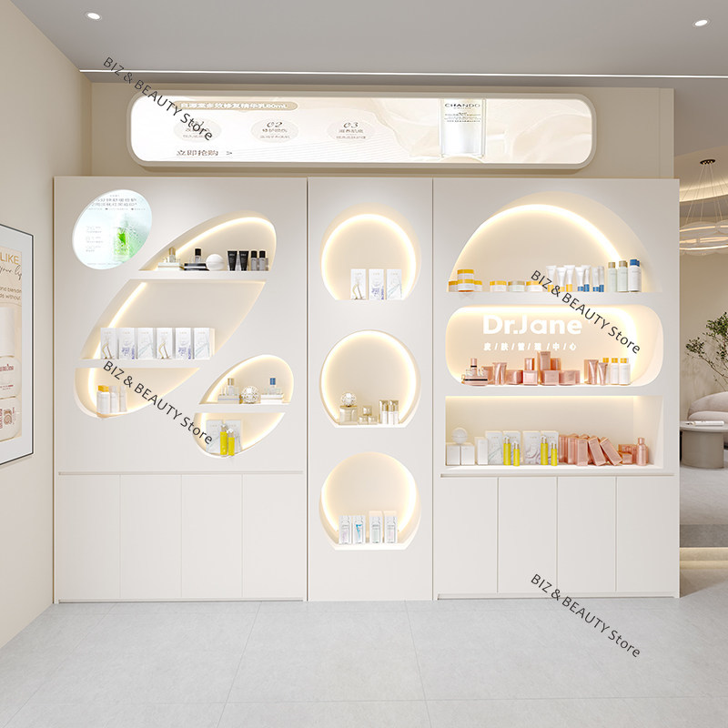 خزانة عرض لصالون التجميل بطلاء - مراجعة High Luxury Skincare وسعره