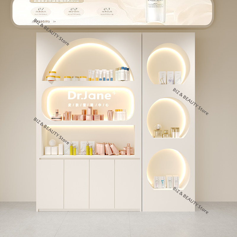 خزانة عرض لصالون التجميل بطلاء - مراجعة High Luxury Skincare وسعره